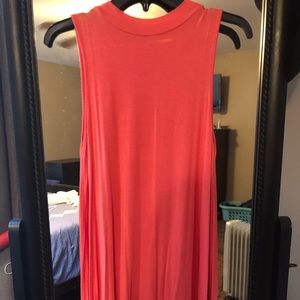 High neck tank top dress